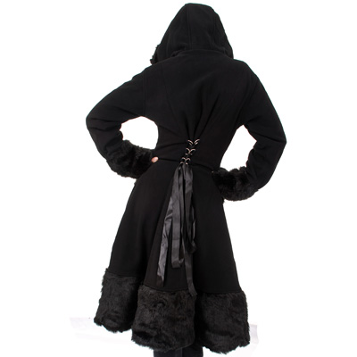 Poizen Industries - MINX Manteau d'hiver - Noir
